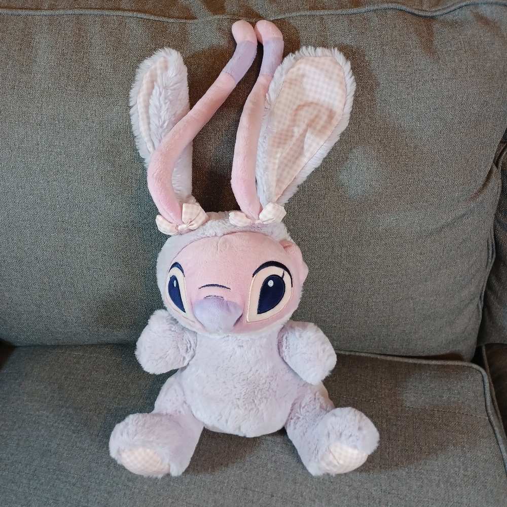 Disney Store stitch in bunny outfit.